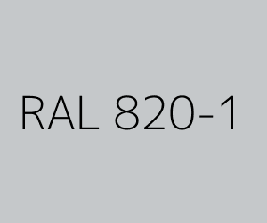 Color RAL 820-1 