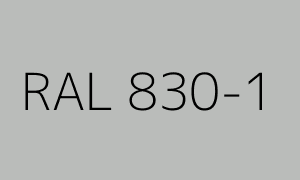 Color RAL 830-1