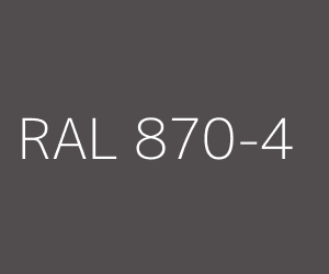 Color RAL 870-4 